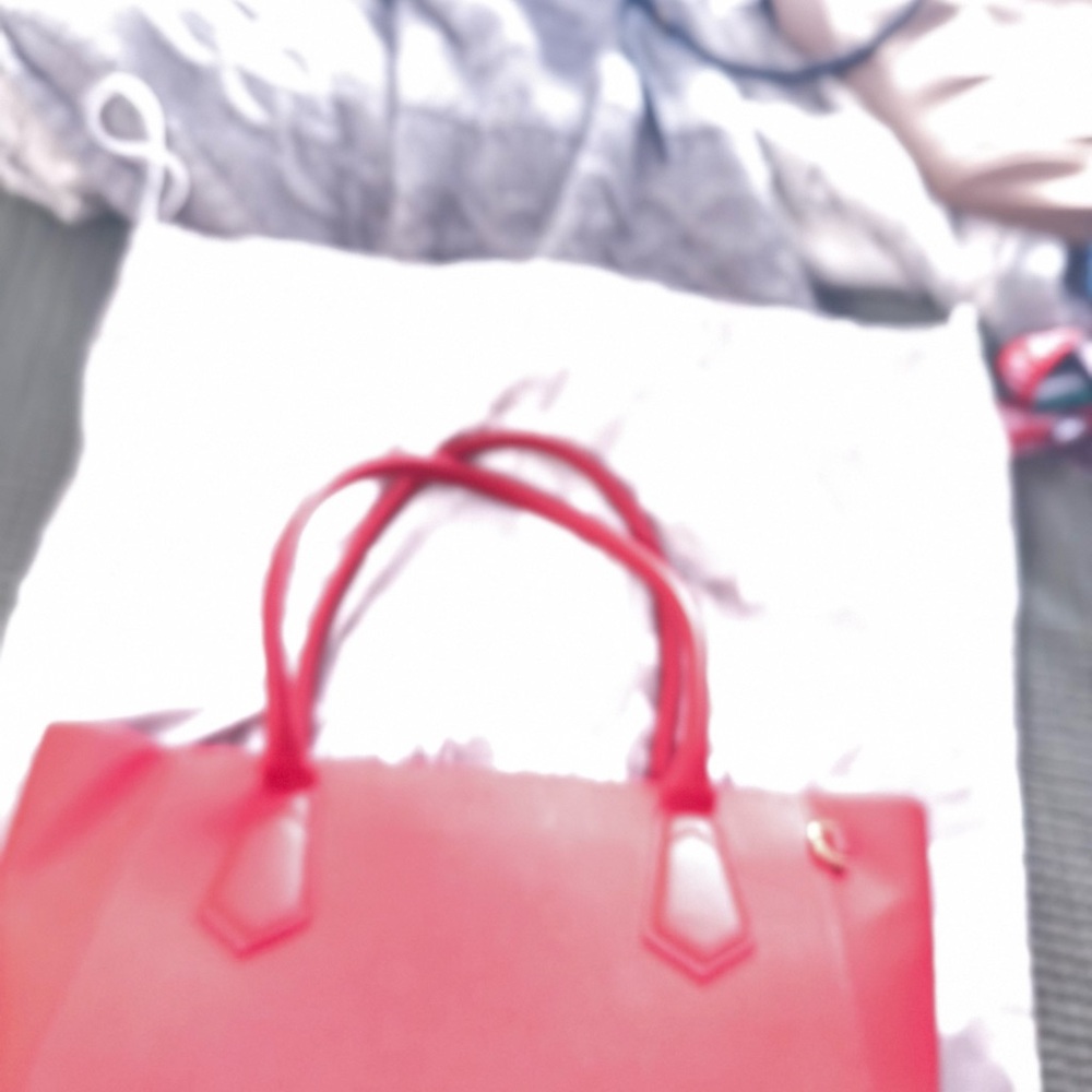 Dagne Dover Vibrant Red Tote Bag - Picture 6 of 6